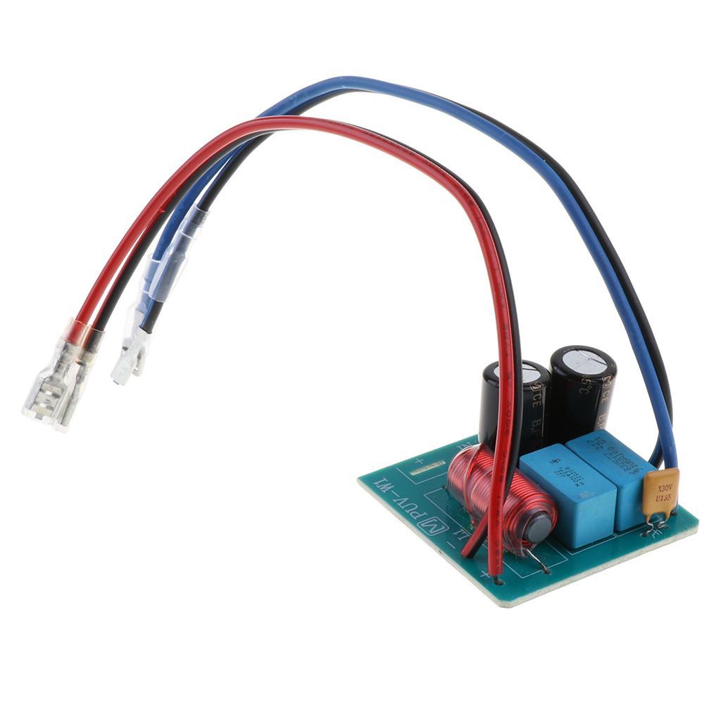 2x2 Way Audio Speaker Frequency Divider Module Treble Bass