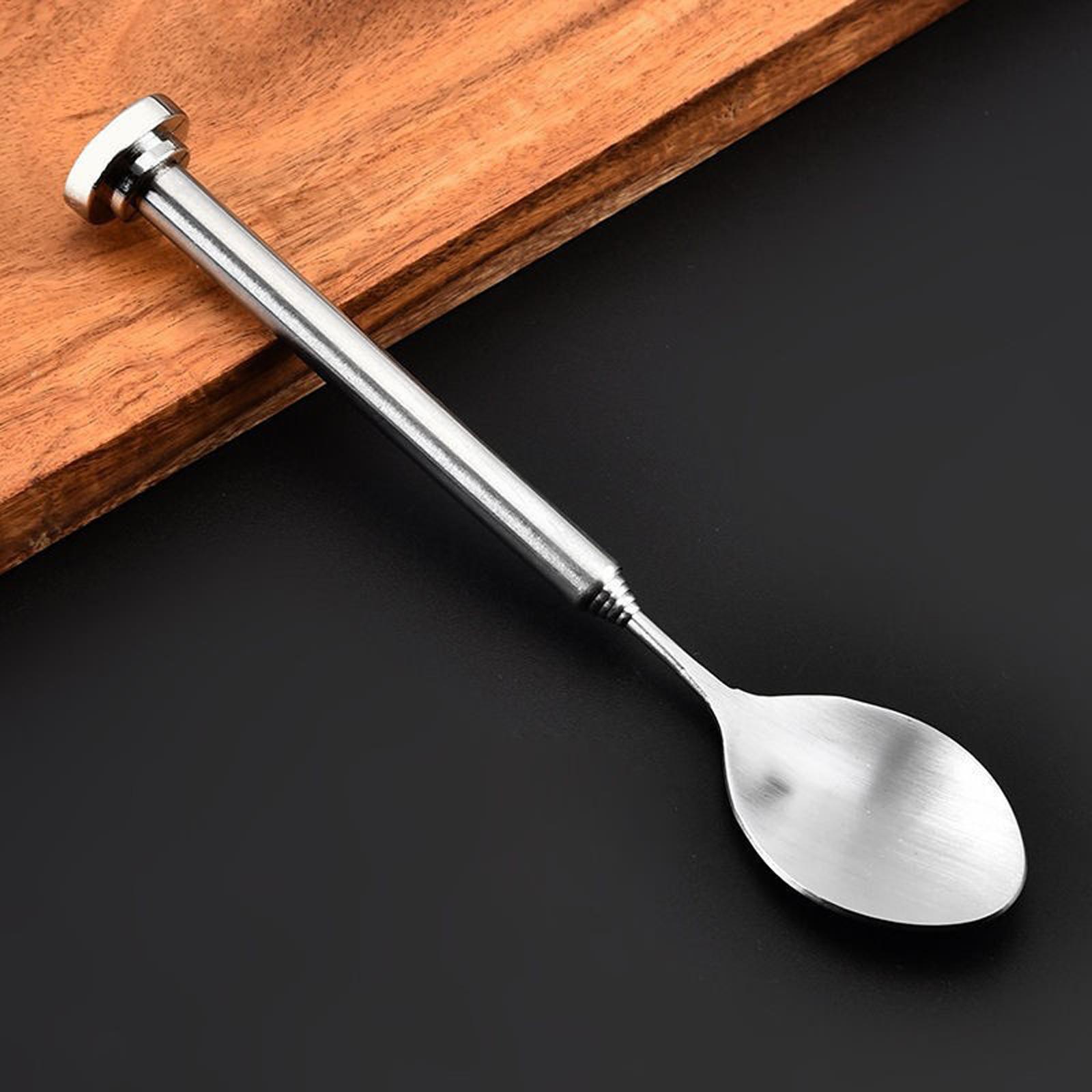 Retractable Stirring Spoon Mini Stirrer Rod Long Handle for Coffee Party