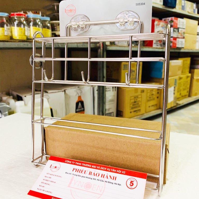 Giá treo dính tường nhà bếp Inox 304 LC-DT hàng xuất Nhật - Treo Dao kéo, muỗng, thìa đa năng