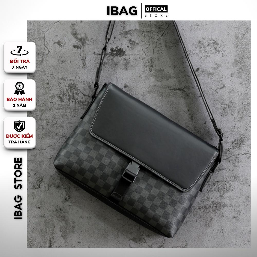 Túi đeo chéo nam nữ unisex ,Da Pu cao cấp kẻ caro,KT :31x23x8 cm,Chống thấm nước -Kiểu dáng trẻ trung, cá tính -