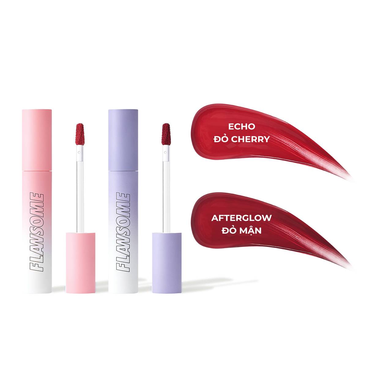 Set son tint lì dạng thỏi Flawsome Sunny Matte Tint (3g x 2)