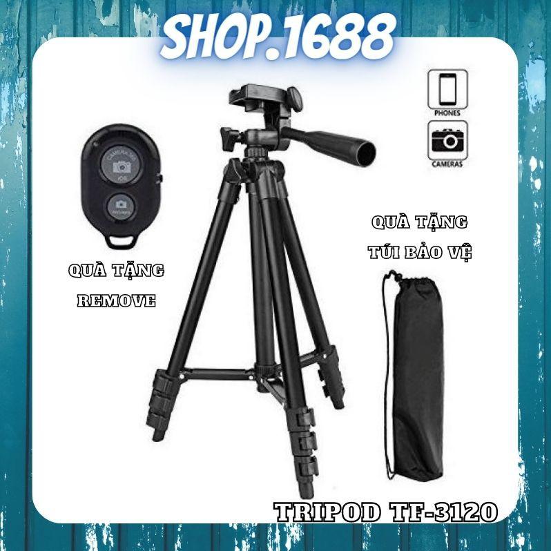 Gậy chụp ảnh 3 chân tripod tf - 3120 ,gắn máy ảnh, điện thoại chụp hình tự sướng selfie