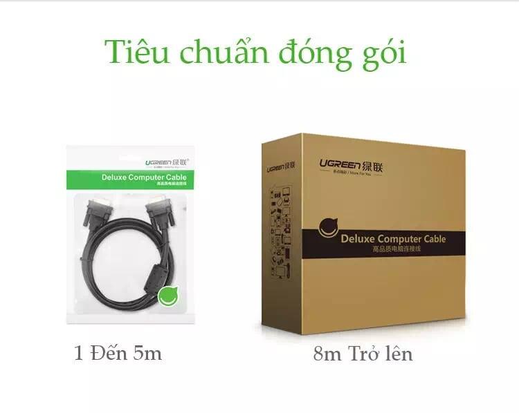 Ugreen UG11630VG101TK 1.5M màu Đen Cáp tín hiệu 2 đầu VGA - HÀNG CHÍNH HÃNG