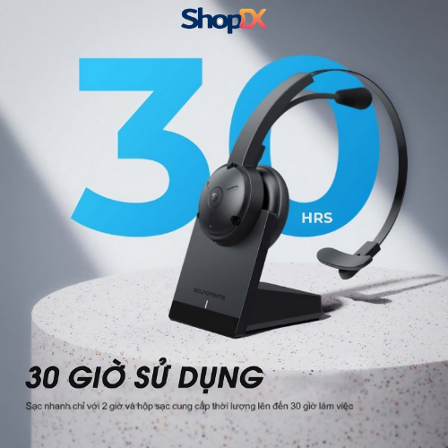 Tai Nghe Chụp Tai Bluetooth Có Mic Soundpeats A7 - Hàng Chính Hãng