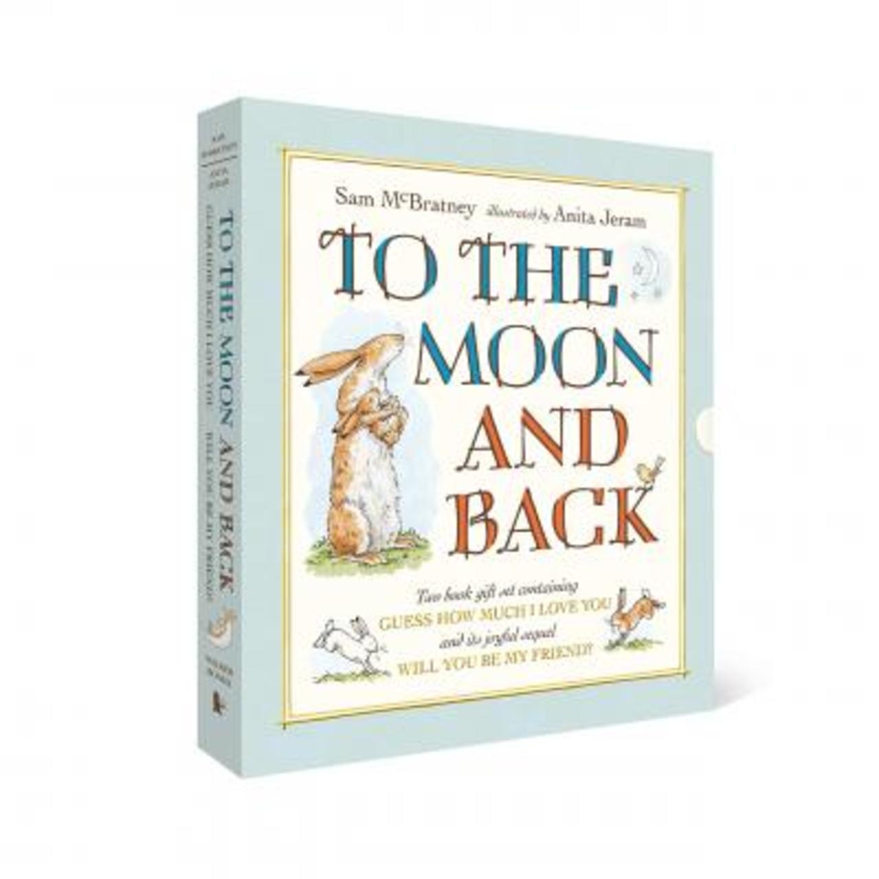 Sách - To the Moon and Back: Guess How Much I Love You and Will You by Sam McBratney Anita Jeram (UK edition, hardcover)