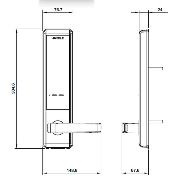 KHÓA ĐIỆN TỬ HAFELE-EL7200