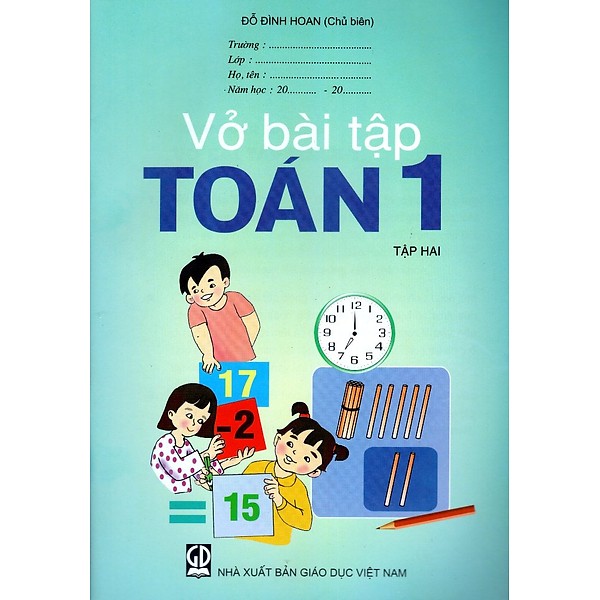 Vở Bài Tập Toán Lớp 1 (Tập 2)