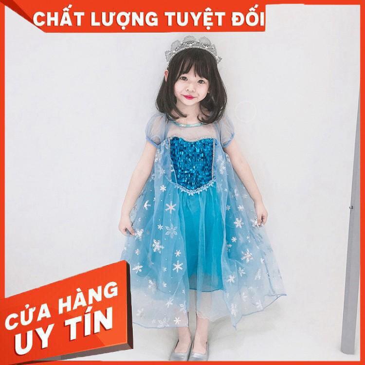 Đầm Elsa bé gái Váy đầm công chúa Elsa