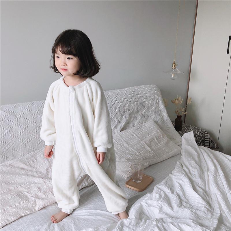 Pyjamas Trẻ Em Jumpsuit Bộ Đồ Ngủ Bé Trai Trẻ Em Mặc Áo Bẹt Đồ Ngủ Cho Bé Trai Bé Gái Túi Ngủ Mùa Đông Cô Gái Đồ Ngủ Pijama Bebe