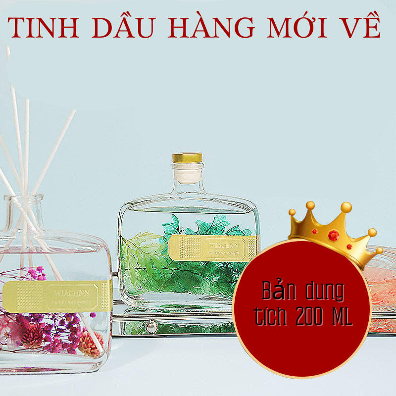 Tinh Dầu Thơm Phòng khuếch tán cắm que bản mới 200ml Hương Liệu Thiên Nhiên Tự Khuếch Tán khử mùi không khí