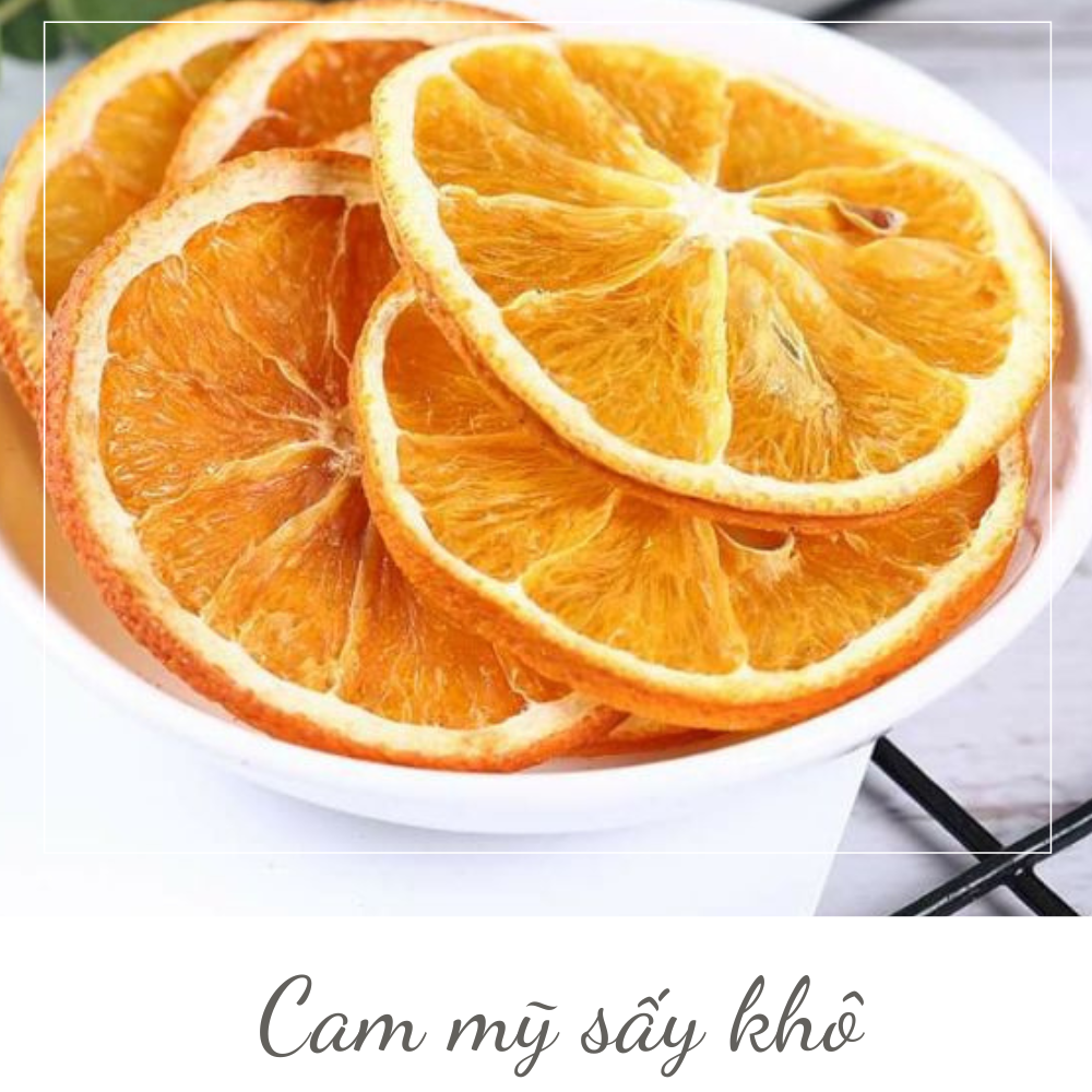 Cam mỹ thái lát sấy lạnh robimart gói 500g