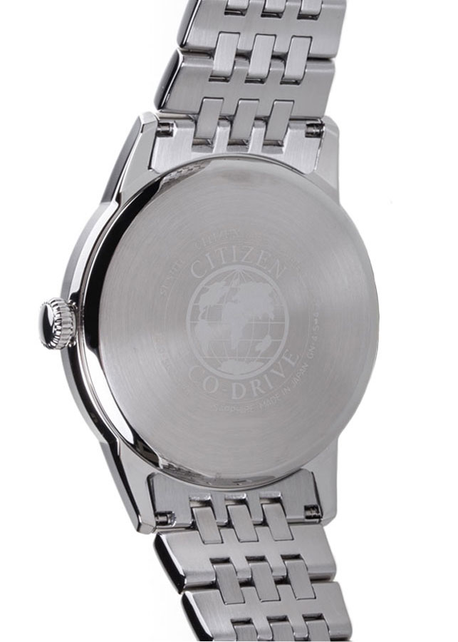 Đồng Hồ Nam Citizen Dây Thép Không Gỉ AW1230-51E - Mặt Đen