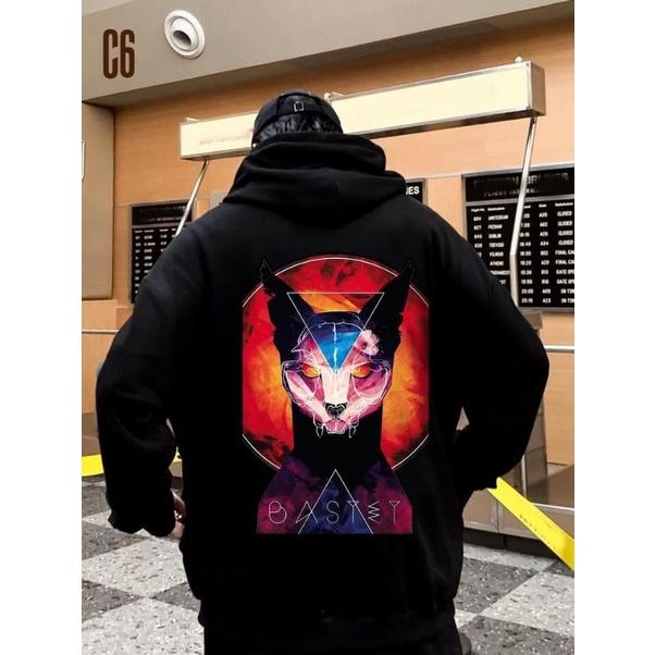 Áo sweater unisex nam nữ hình con mèo có bigsize vải nỉ bông cao cấp