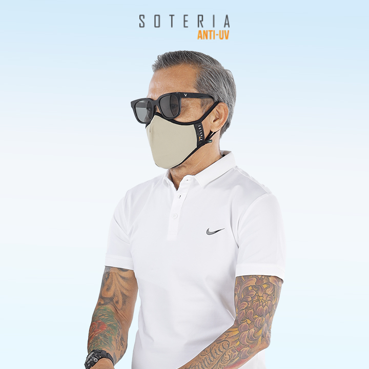 Khẩu trang chống nắng Anti UV Soteria Balsa đạt chuẩn UPF 50+, chống khuẩn chống bụi siêu mịn 0.1 micro - Size S,M,L