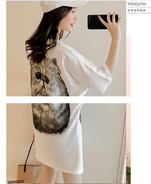 Áo giấu quần cho con bú sz M-2xl