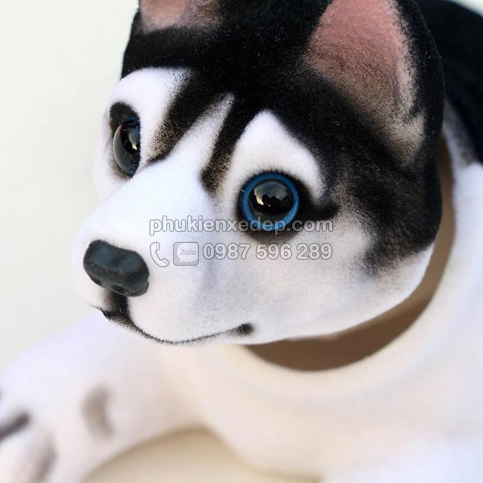 Chó Husky lắc lư dành cho xe hơi