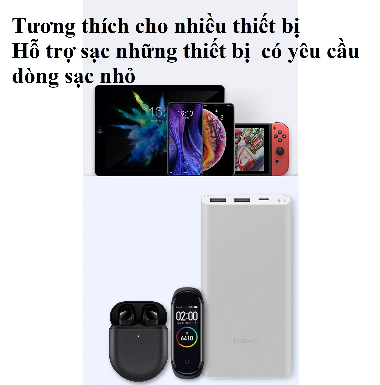 Pin dự phòng sạc nhanh 22.5W 10.000mAh 3 cổng Xiaomi PB100DZM _  hàng chính hãng