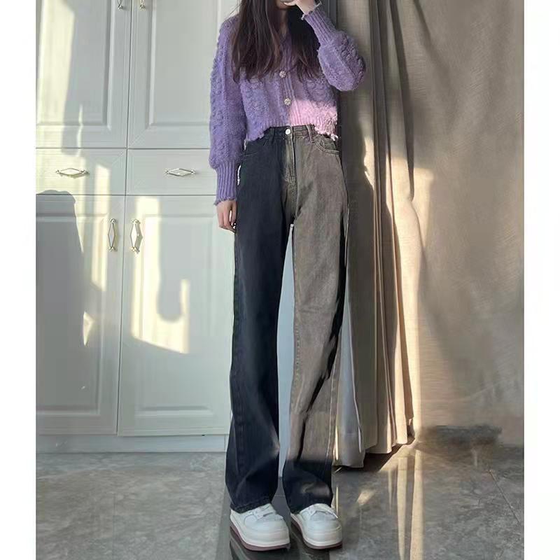 Quần Jeans Nữ Lưng Cao Dáng Suông Ống Rộng Simple Jeans Ulzzang Cực Chất - QJ001