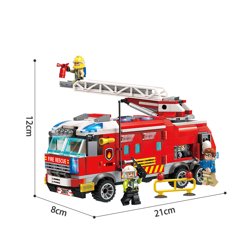 Đồ chơi lắp ráp mô hình Xe cứu hỏa có thang - Fire command truck