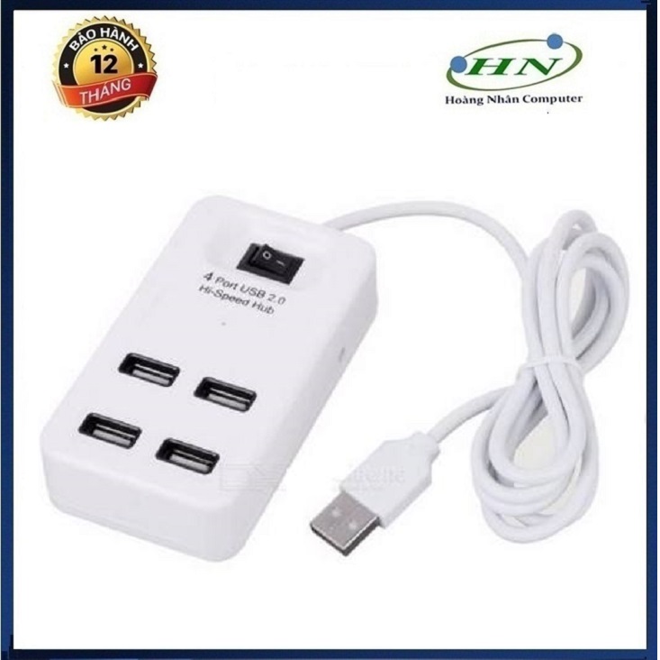 HUB Chia USB 4 Cổng P-1601 - Có Công Tắc - Màu Ngẫu Nhiên - HUB1601 - HN