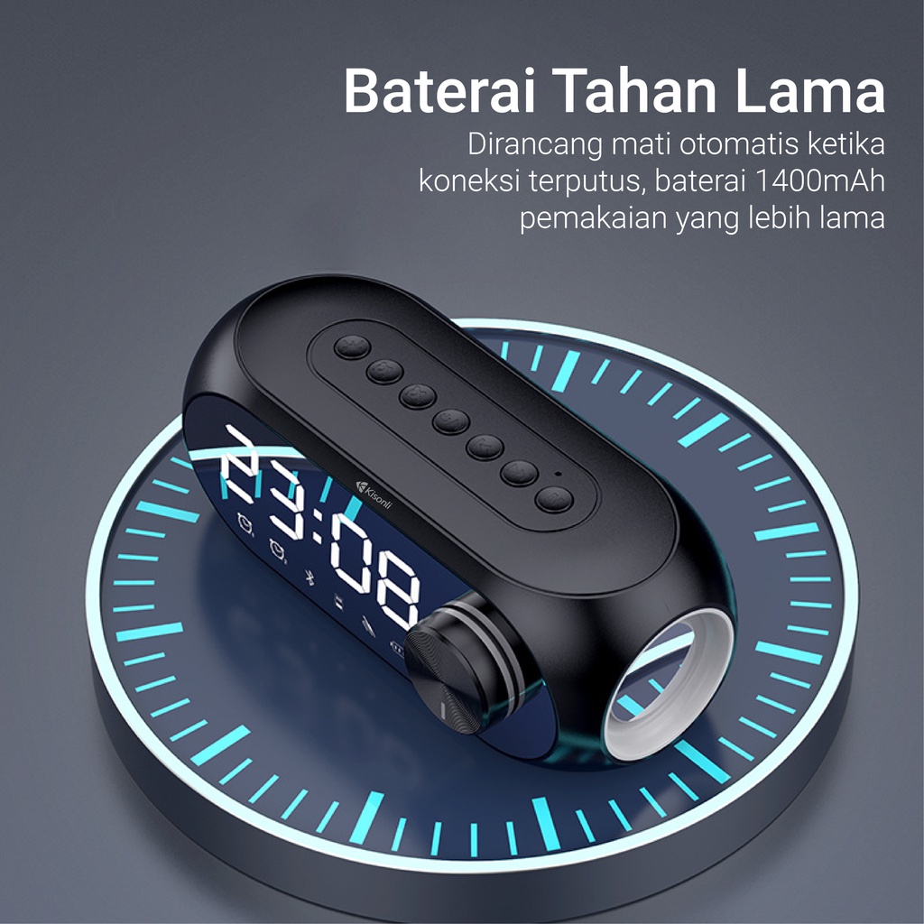 LOA BLUETOOTH/TF/FM LP-2S RGB ĐEN KISONLI 5W*1 - JL - HÀNG CHÍNH HÃNG