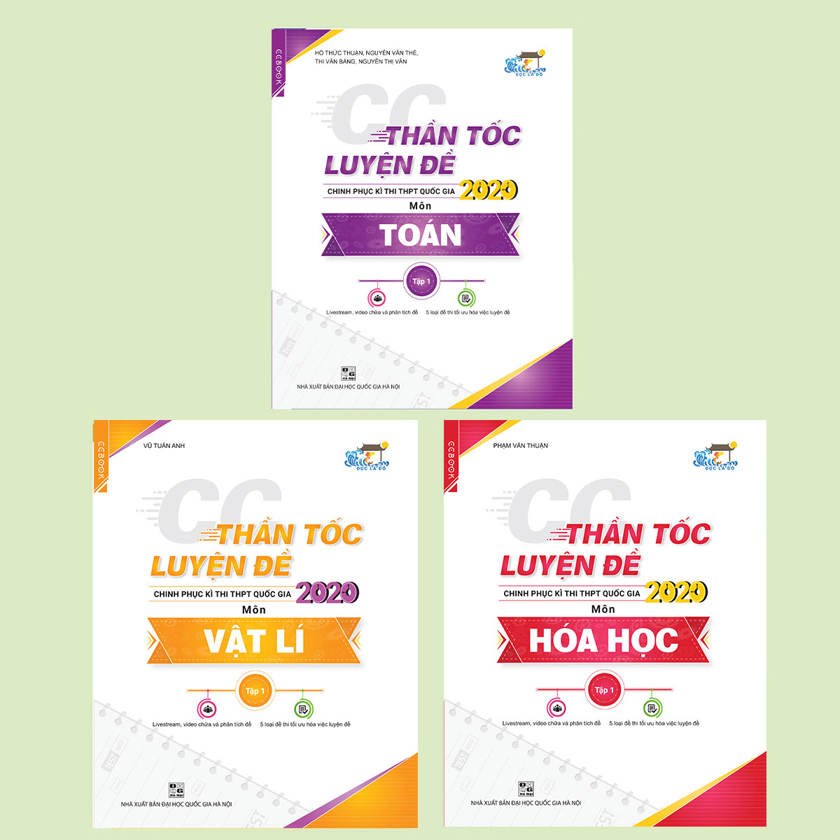 Combo CCThần tốc luyện đề 2020 khối A môn: Toán - Lý - Hóa 1