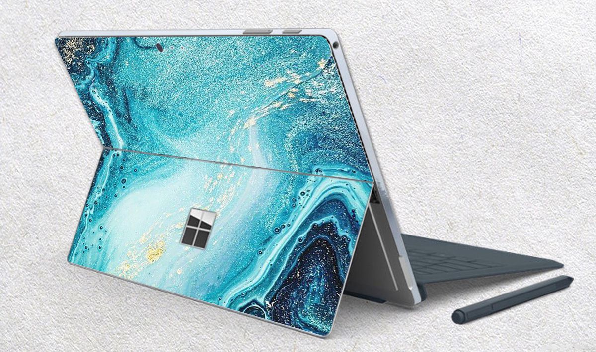 Skin dán hình vân đá cho Surface Go, Pro 2, Pro 3, Pro 4, Pro 5, Pro 6, Pro 7, Pro X