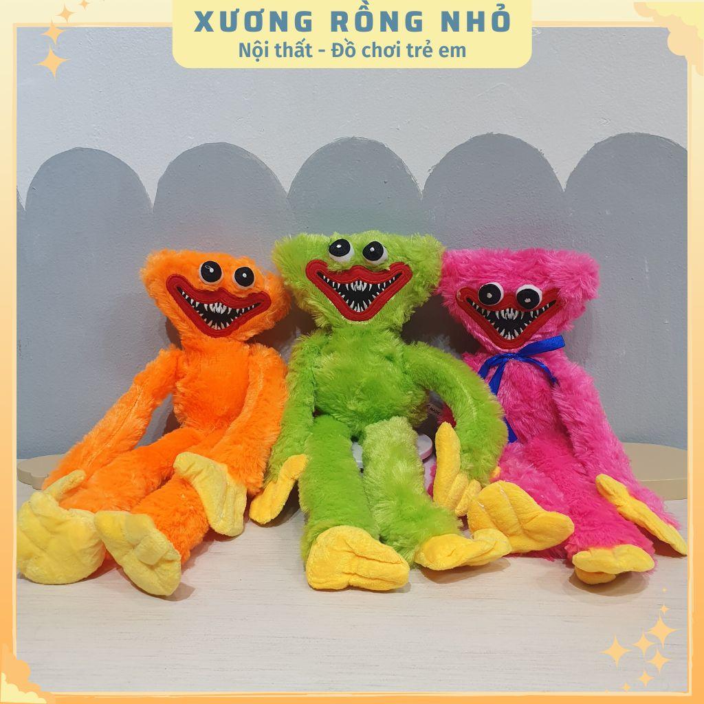 Thú Bông Huggy Wuggy Lông Mịn 40cm - nhân vật game Poppy Playtime đáng yêu cho bé