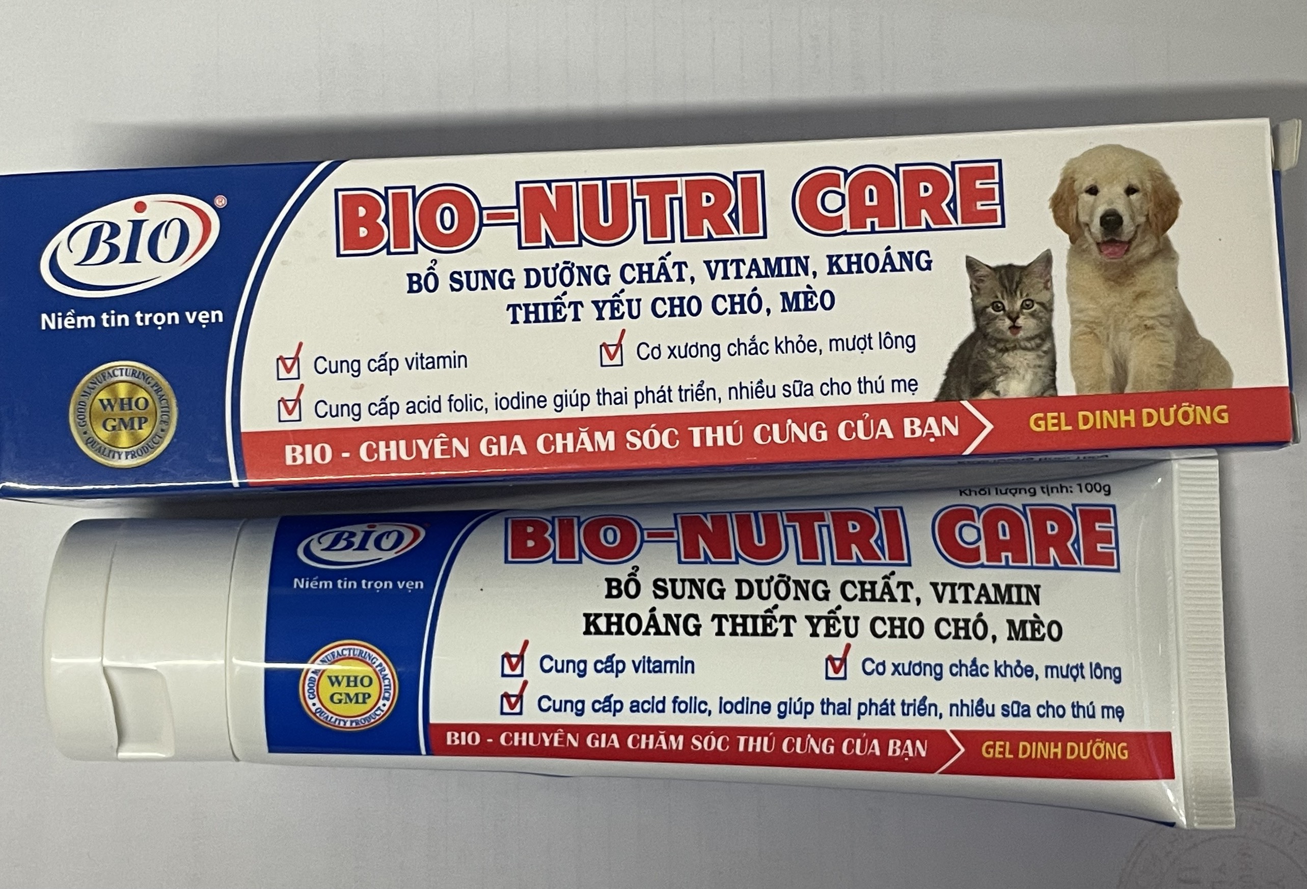 BIO NUTRI CARE 100G - BỔ SUNG DƯỠNG CHẤT, VITAMIN, KHOÁNG CHO CHÓ MÈO