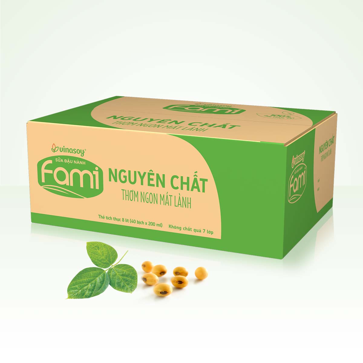 Thùng Sữa đậu nành Fami nguyên chất