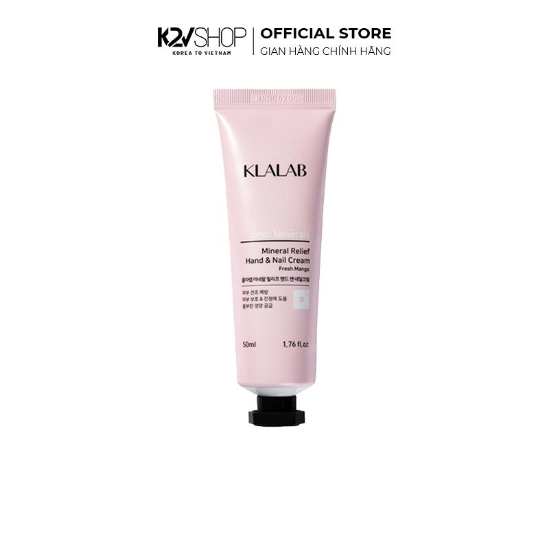 Kem Dưỡng Da Tay &amp; Móng Tay KLALAB Mineral Relief Hand &amp; Nail Cream 50ml - K2V Shop