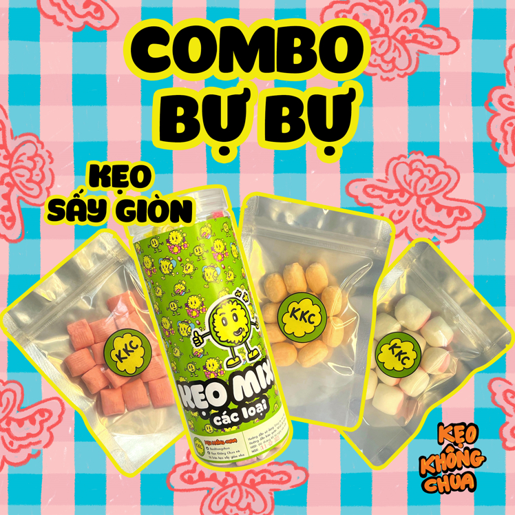 Combo BỰ BỰ - KẸO SẤY GIÒN KKC