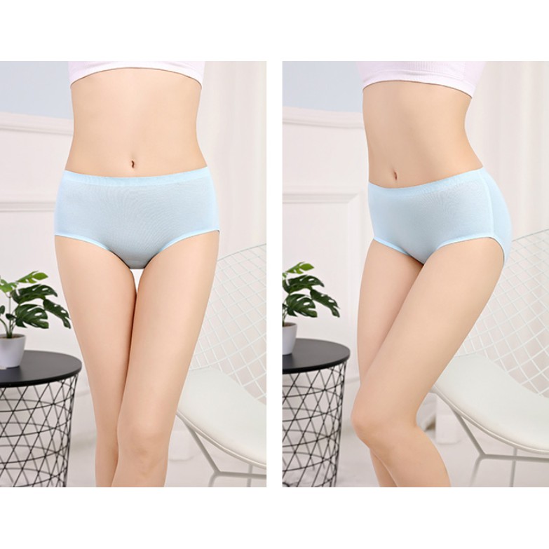 Combo 5 Quần lót đúc su ko viền trơn mát giao màu ngẫu nhiên