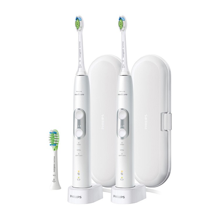 Bàn chải đánh răng điện Philips Sonicare ProtectiveClean 6100 (Màu Ngẫu Nhiên) - Hàng Nhập Khẩu