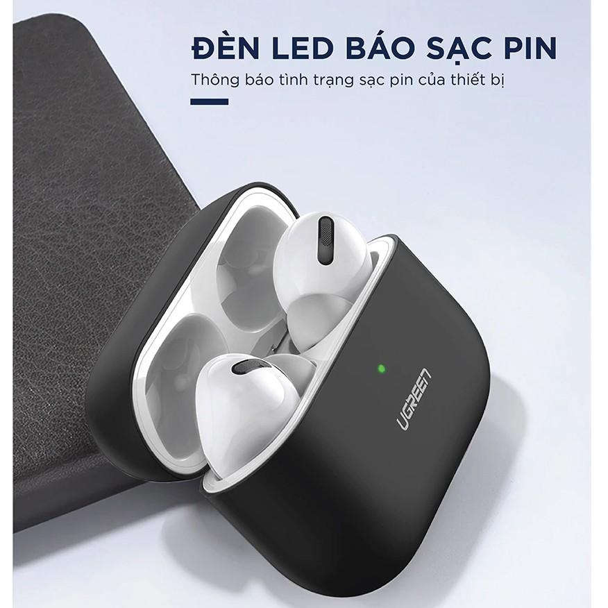 Hộp đựng bảo vệ chuyên dụng cho tai nghe Airpods Pro hỗ trợ sạc dây và không dây UGREEN LP324 80513- Hàng chính hãng