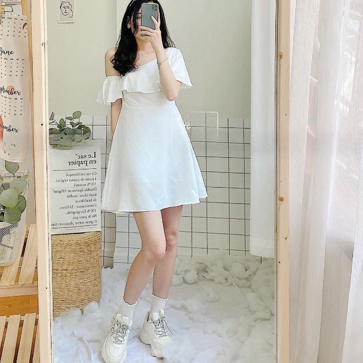 Áo Lệch Vai Bèo