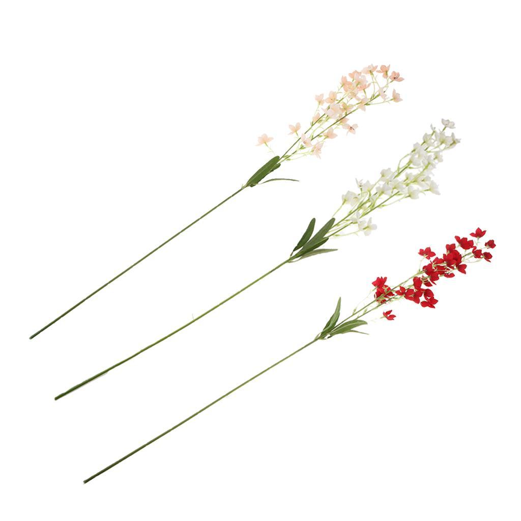 Silk Orchid Flower Wedding Party Bouquet DIY Crafts Home Decor