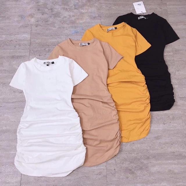 Đầm body nhún sườn, tôn dáng cho các nàng