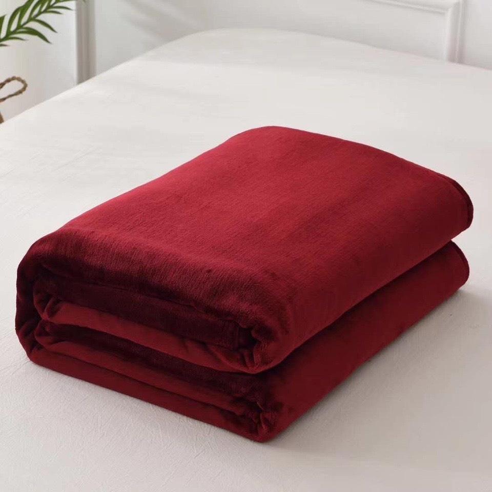 (CHĂN 2.5KG) CHĂN LÔNG THỎ BLANKET LOẠI DÀY CÓ TÚI ĐỰNG, KÍCH THƯỚC RỘNG 2mx2m3