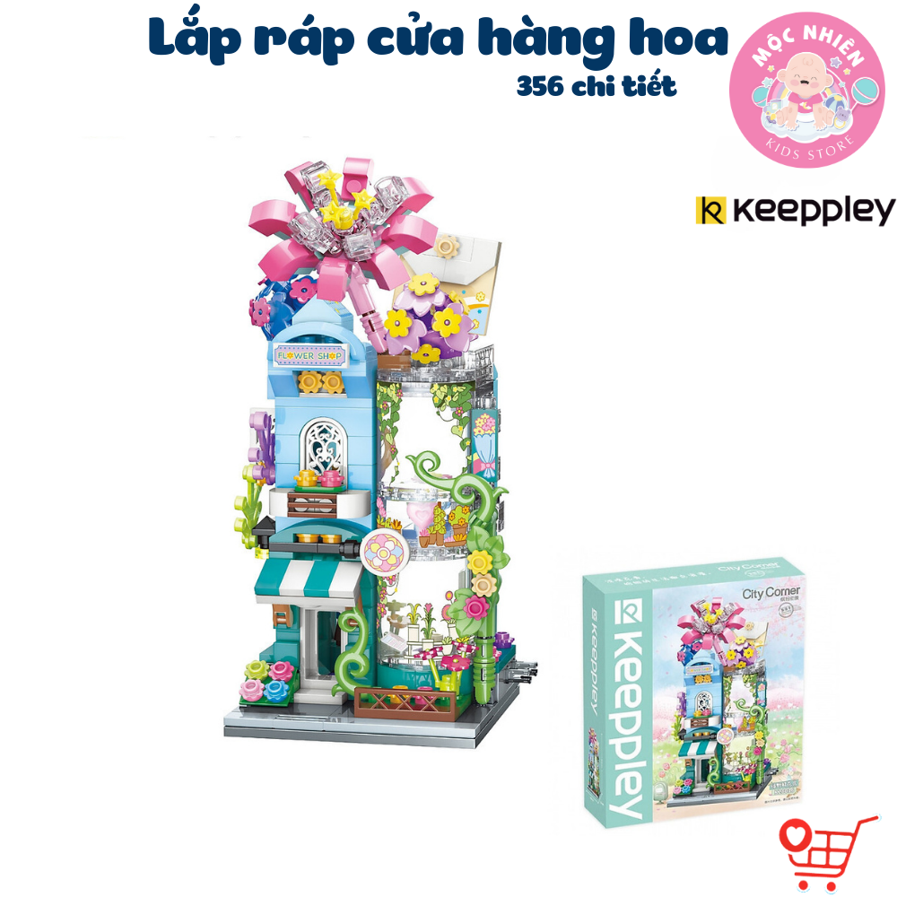 Đồ chơi lắp ráp Keeppley mẫu cửa hàng đường phố tuyệt đẹp