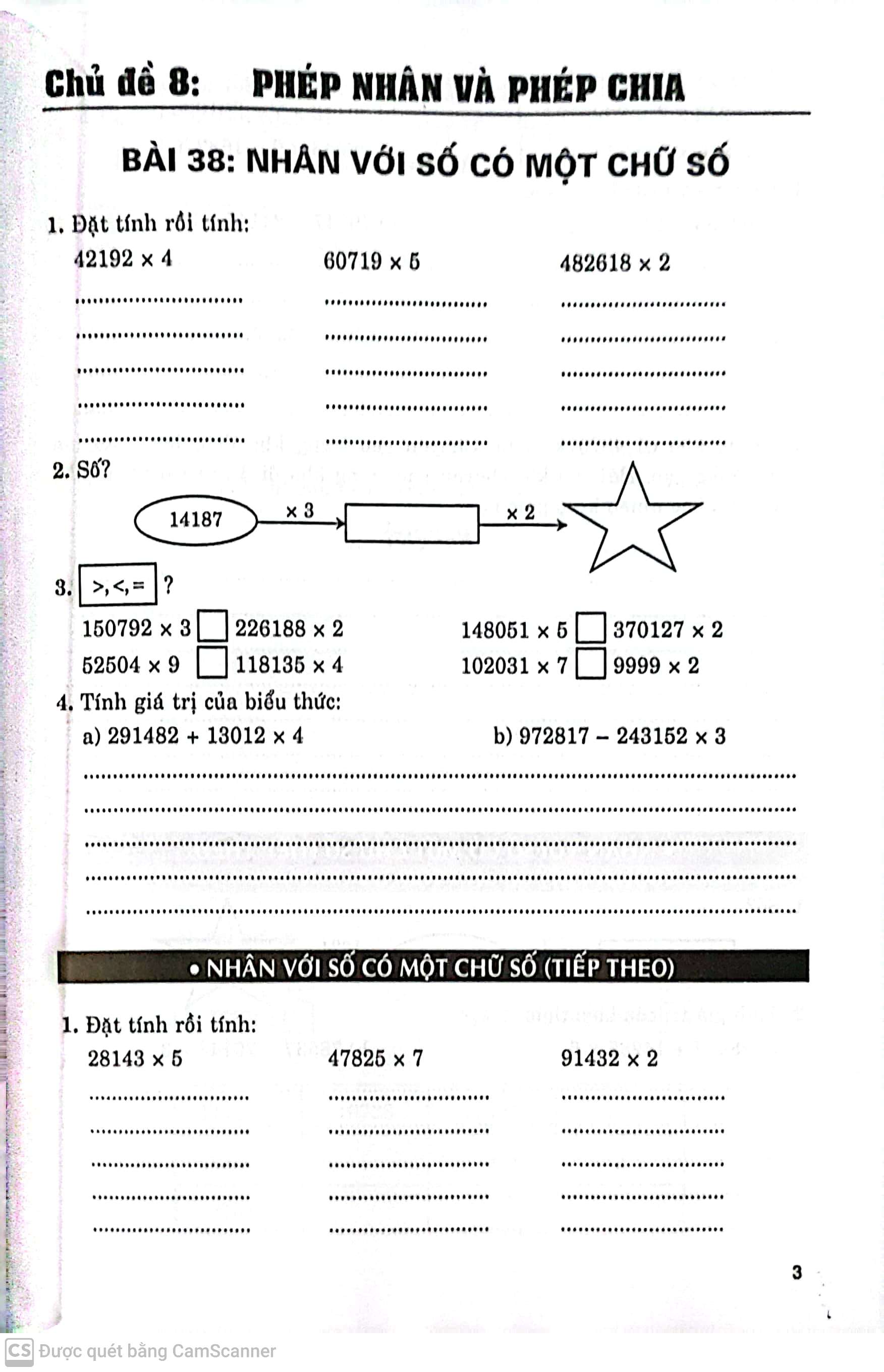 Vở Bài Tập Nâng Cao Toán 4 - Tập 2