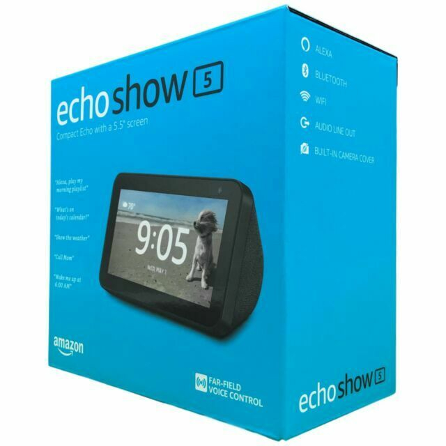 Màn Hình Thông Minh Amazon Echo Show 5 Gen 2 Thế Hệ Mới - Hàng Nhập Khẩu