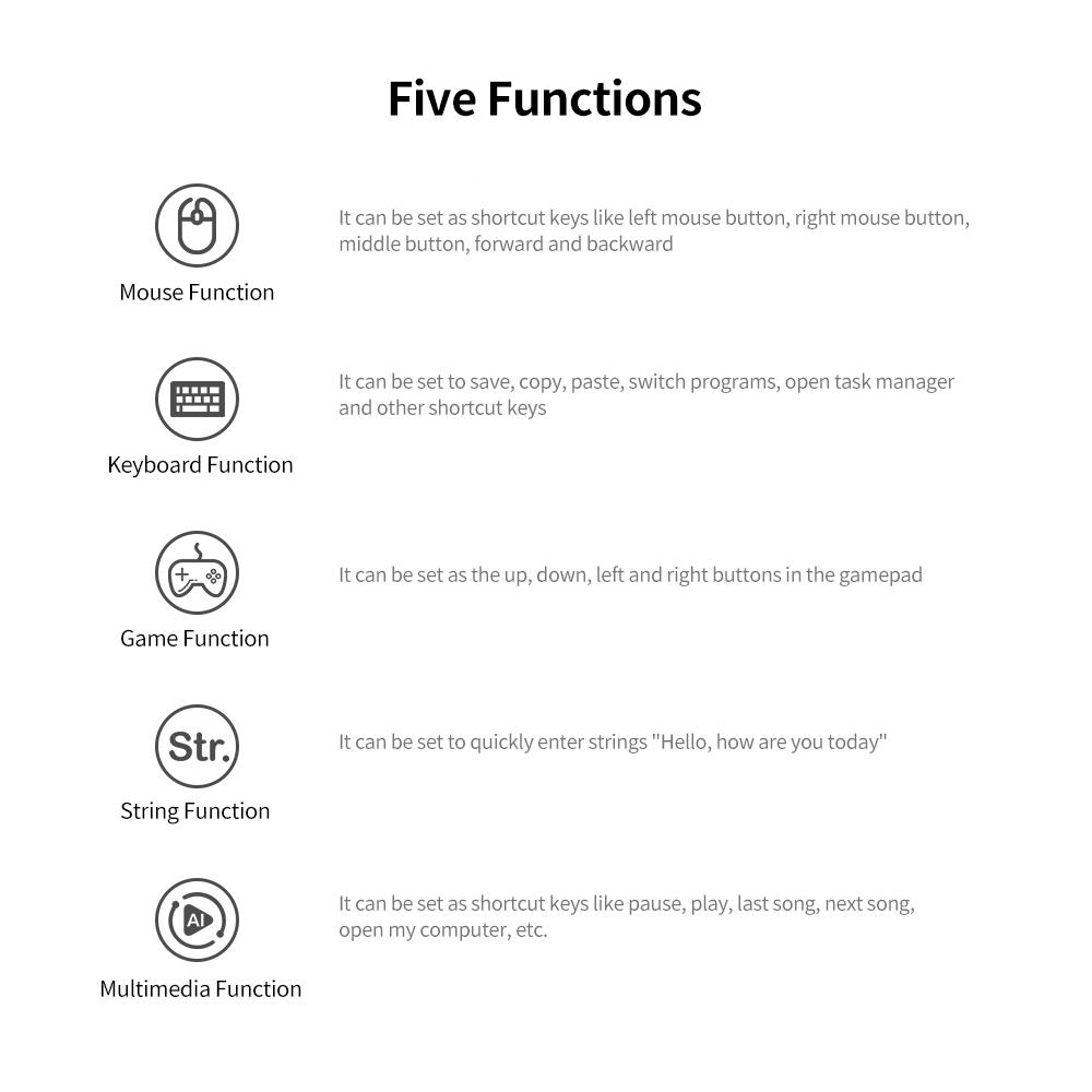 Chân công tắc USB đa chức năng cho văn phòng,điều khiển trò chơi,thu thập hình ảnh