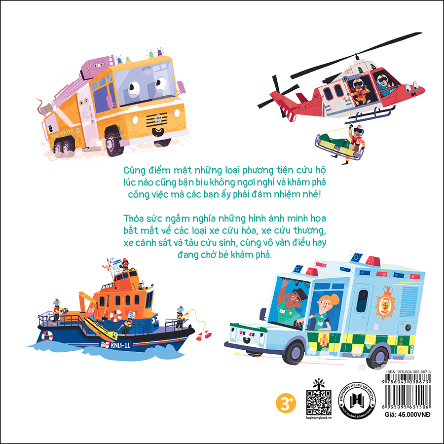 Busy Machines - Rescue: Những Cỗ Máy Năng Nổ - Xe Cứu Hộ (Song Ngữ Anh - Việt)