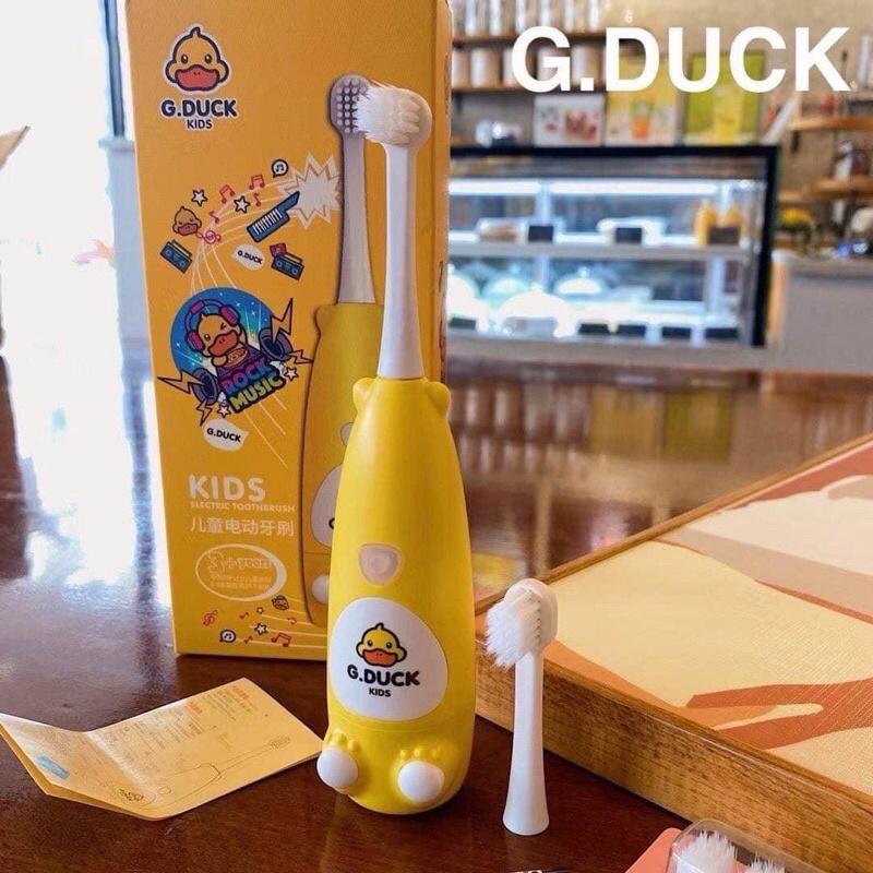 Bàn chải đánh răng điện con vịt an toàn cho bé
