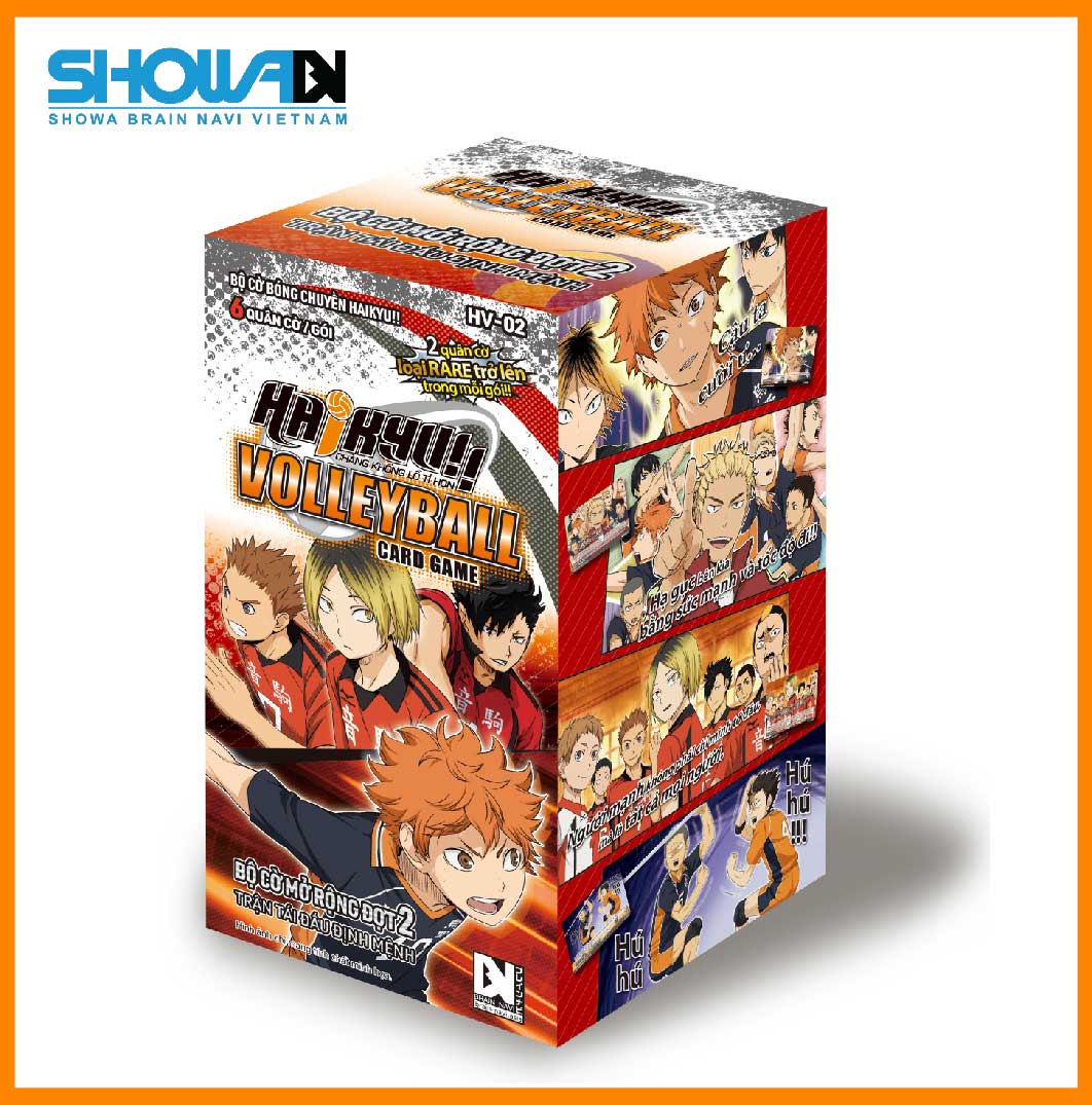 Hộp cờ mở rộng HV-02 - Bộ cờ bóng chuyền HAIKYU - 24 gói