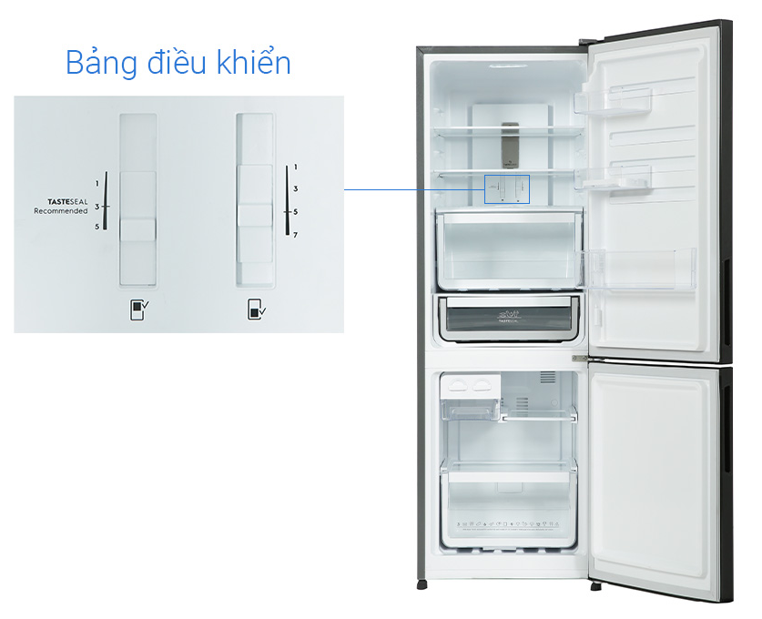 Tủ lạnh Electrolux Inverter 253 lít EBB2802K-H Model 2021 - Hàng chính hãng