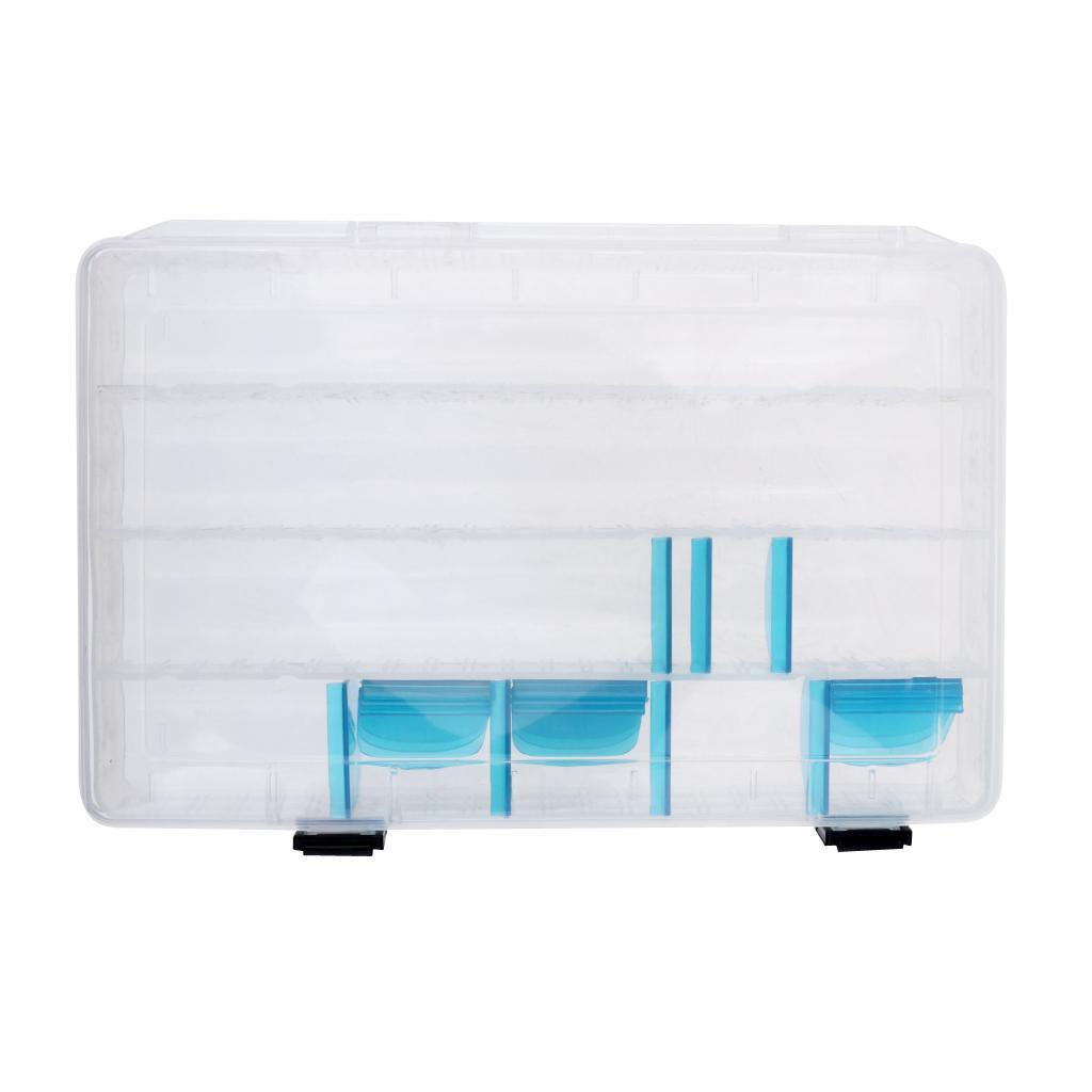 Plastic Fishing Tackle Box Storage Box Stowaway With Adjustable Dividers