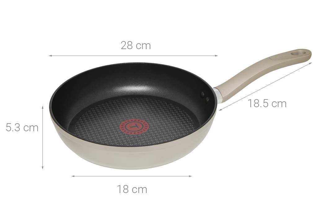 Chảo chiên chống dính đáy từ Tefal Sensations H9100614 28cm (Đồng) - Hàng chính hãng