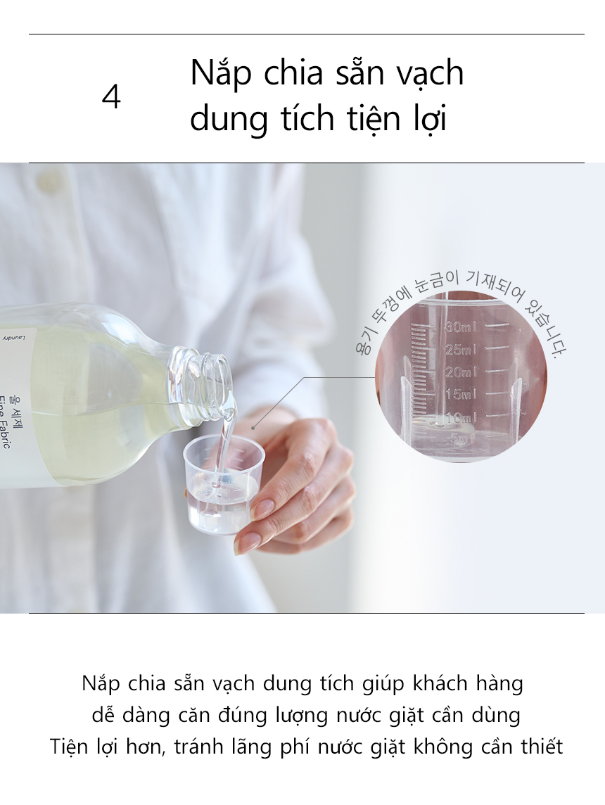 Nước Giặt Cho Vải Cao Cấp Gốc Thực Vật Saengong Hàn Quốc 1 Lít